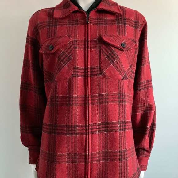Ladies Woolrich Zip Up Shacket, Size L - Picture 10 of 14